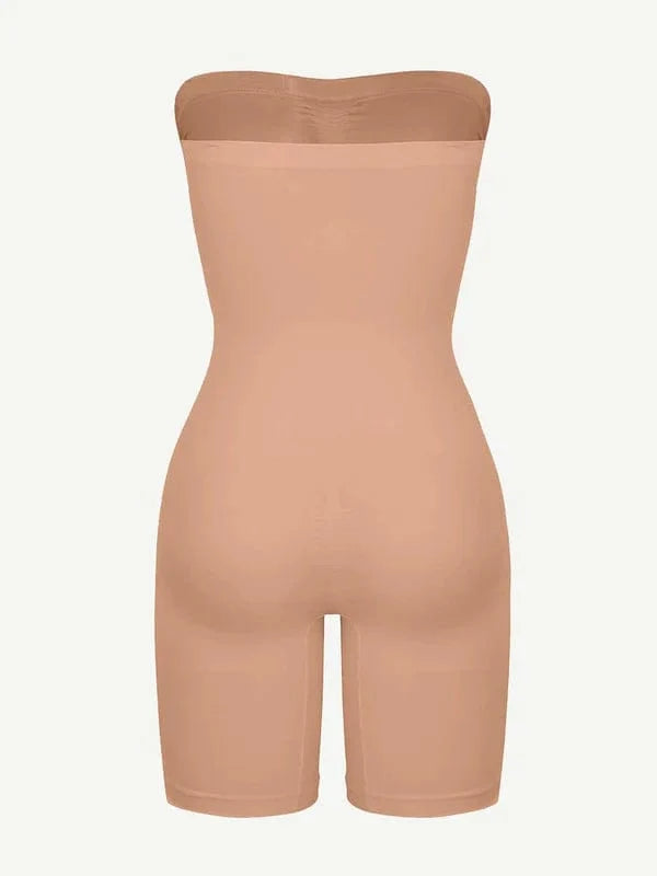 Sculpting Seamless Tummy Control Strapless Shapewear Bodysuit