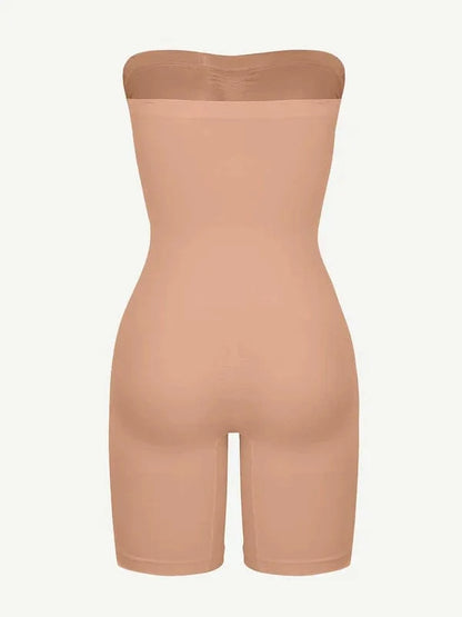 Sculpting Seamless Tummy Control Strapless Shapewear Bodysuit