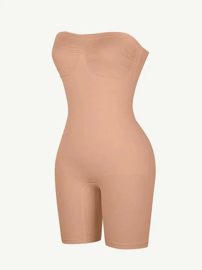 Sculpting Seamless Tummy Control Strapless Shapewear Bodysuit