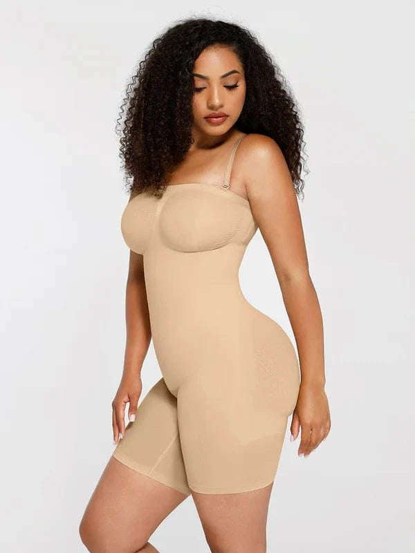 Sculpting Seamless Tummy Control Strapless Shapewear Bodysuit