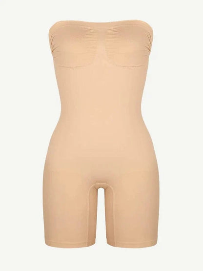 Sculpting Seamless Tummy Control Strapless Shapewear Bodysuit