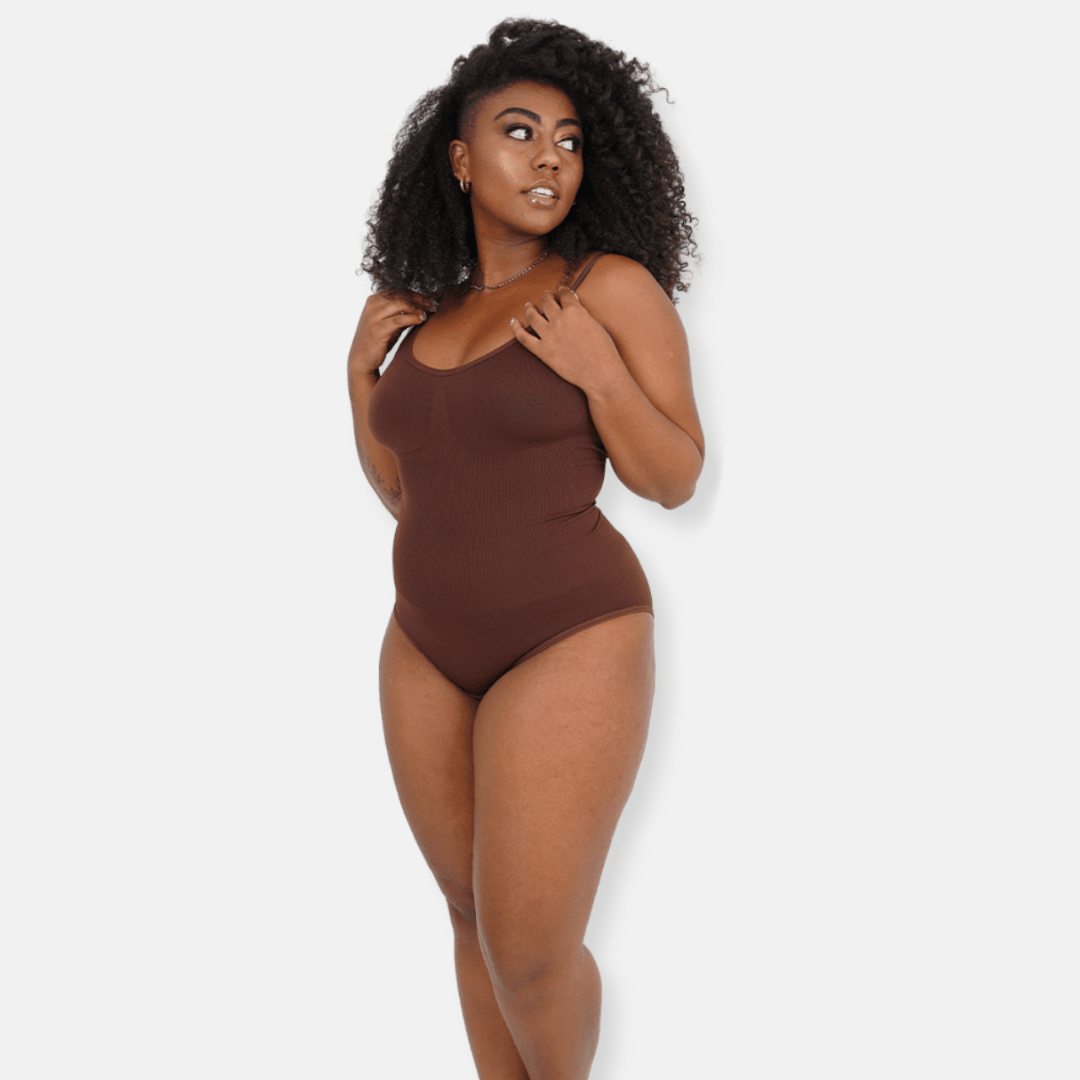 Sculpting Tummy Control Body Thong Shapewear Bodysuit