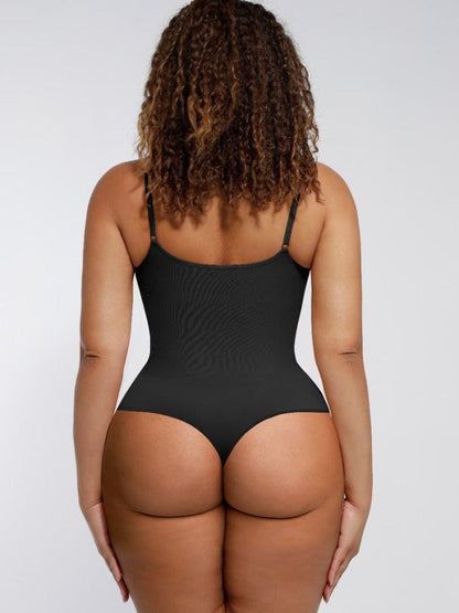 Sculpting Tummy Control Body Thong Shapewear Bodysuit