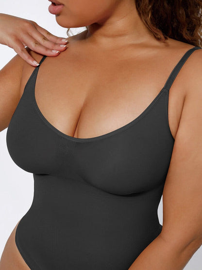 Sculpting Tummy Control Body Thong Shapewear Bodysuit