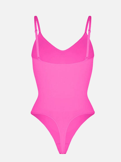 Sculpting Tummy Control Body Thong Shapewear Bodysuit
