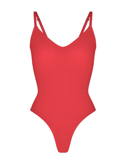 Sculpting Tummy Control Body Thong Shapewear Bodysuit