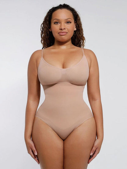 Sculpting Tummy Control Body Thong Shapewear Bodysuit