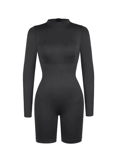 Seamless Body Sculpting Tummy Control Shapewear Bodysuit with Removable Cups