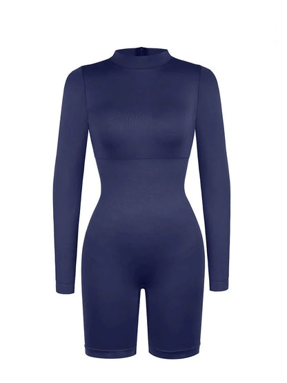Seamless Body Sculpting Tummy Control Shapewear Bodysuit with Removable Cups