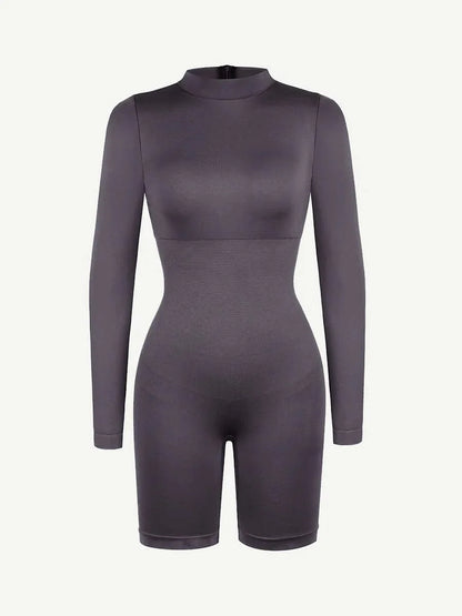 Seamless Body Sculpting Tummy Control Shapewear Bodysuit with Removable Cups