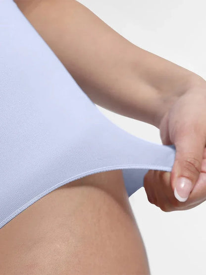 Seamless Shapewear Bodysuit with Tummy Control and Built-In Chest Support