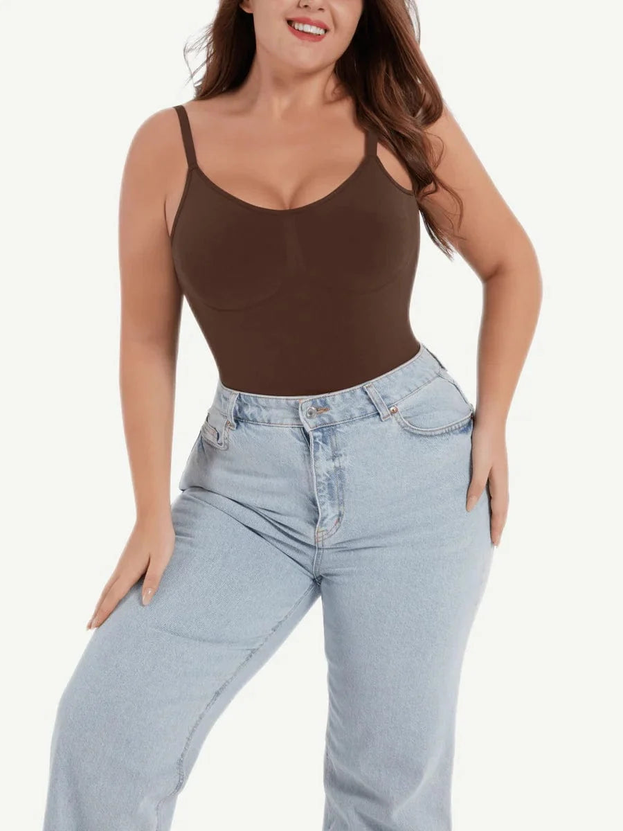 Seamless Thong Backless ShapeWear Bodysuit With Adjustable Straps