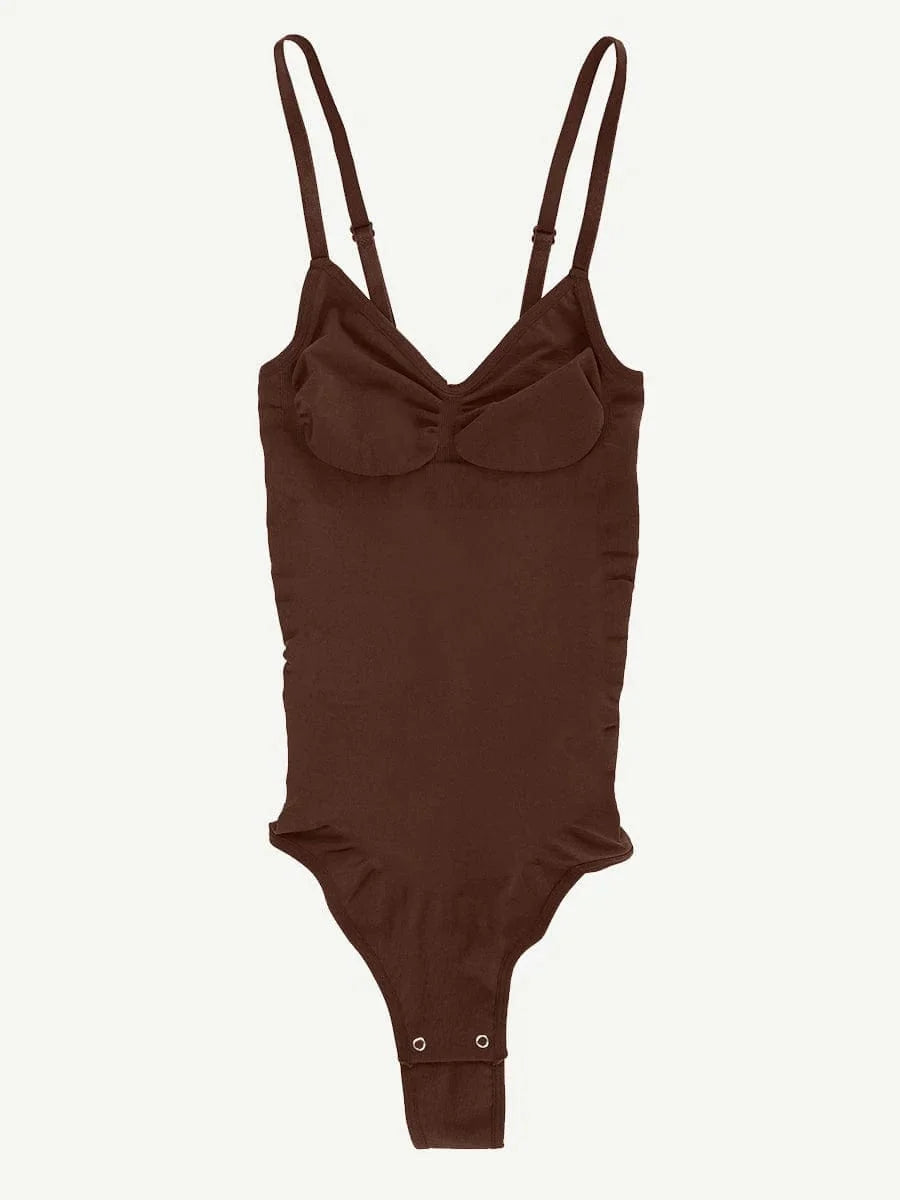 Seamless Thong Backless ShapeWear Bodysuit With Adjustable Straps