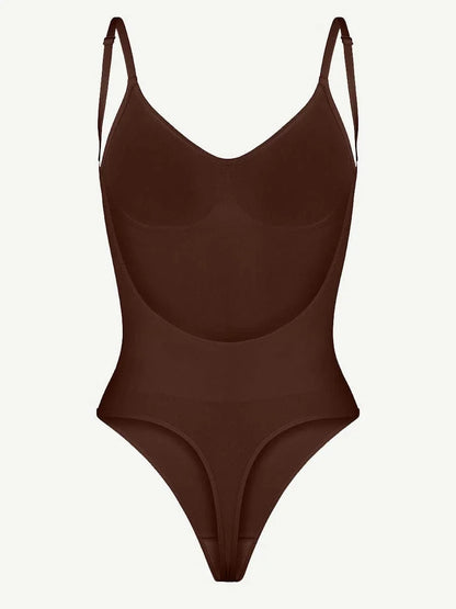 Seamless Thong Backless ShapeWear Bodysuit With Adjustable Straps