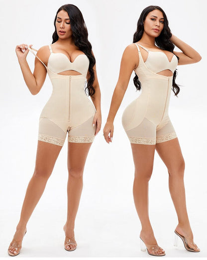 Seamless Tummy Control Open Bust Shapewear Bodysuit