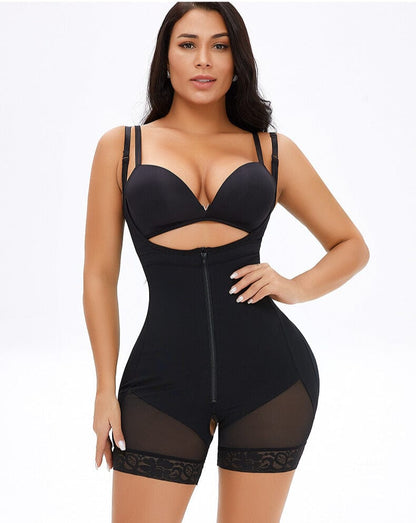 Seamless Tummy Control Open Bust Shapewear Bodysuit