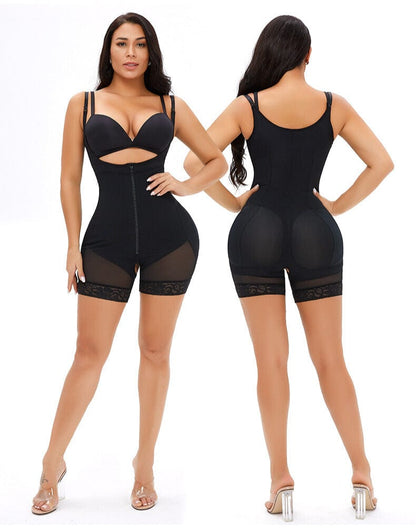 Seamless Tummy Control Open Bust Shapewear Bodysuit
