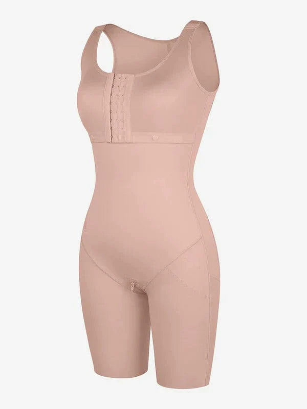 High Compression Postoperative Shapewear Bodysuit with Side Zipper