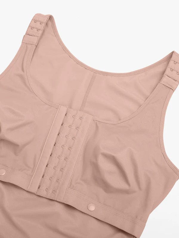 High Compression Postoperative Shapewear Bodysuit with Side Zipper