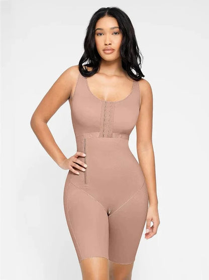 High Compression Postoperative Shapewear Bodysuit with Side Zipper