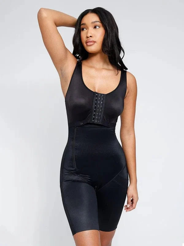 High Compression Postoperative Shapewear Bodysuit with Side Zipper