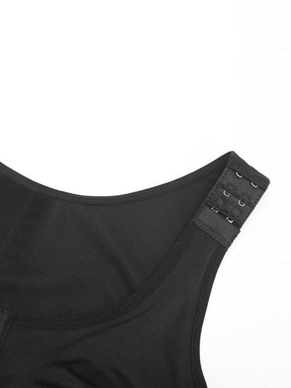 High Compression Postoperative Shapewear Bodysuit with Side Zipper