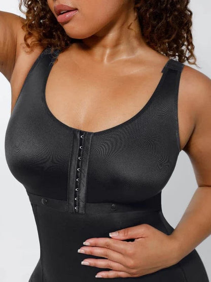 High Compression Postoperative Shapewear Bodysuit with Side Zipper