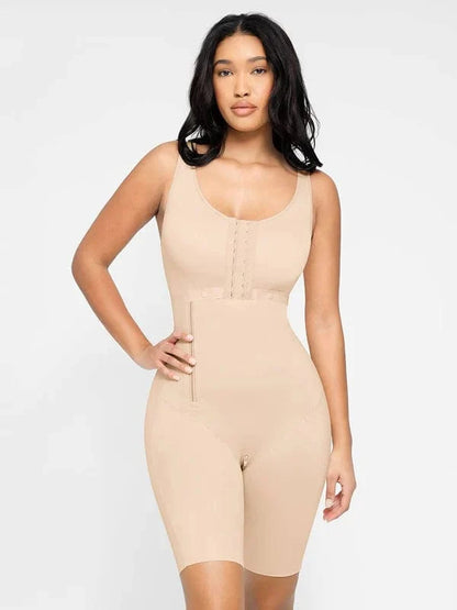 High Compression Postoperative Shapewear Bodysuit with Side Zipper