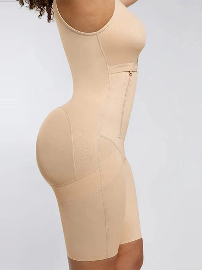 High Compression Postoperative Shapewear Bodysuit with Side Zipper