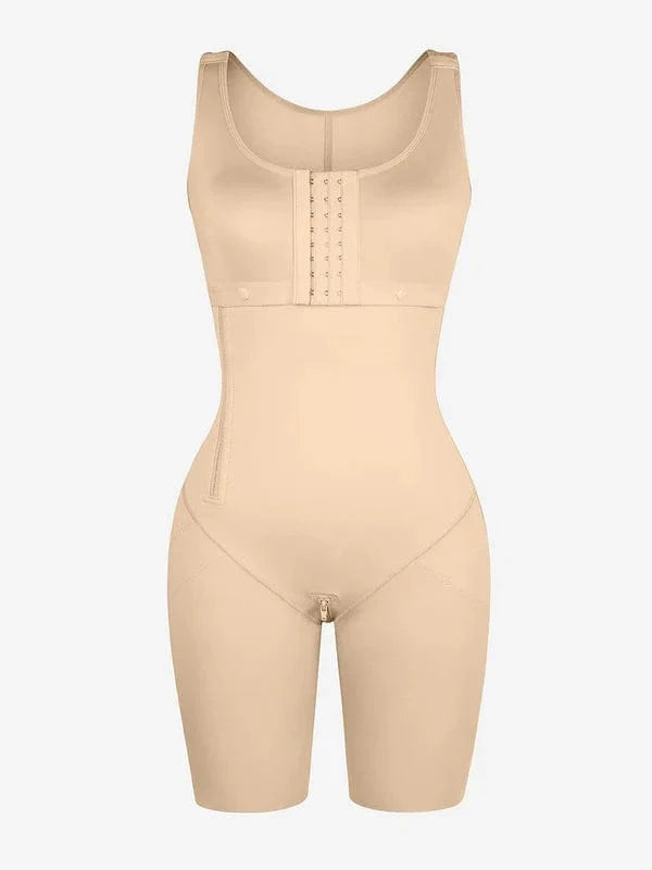 High Compression Postoperative Shapewear Bodysuit with Side Zipper