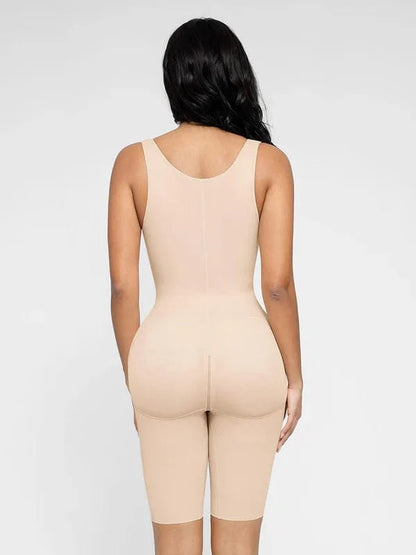 High Compression Postoperative Shapewear Bodysuit with Side Zipper