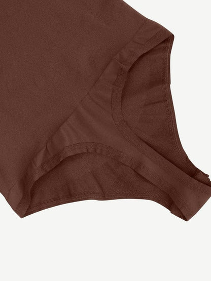 Sleeveless Tummy Control Shapewear Thong Bodysuit