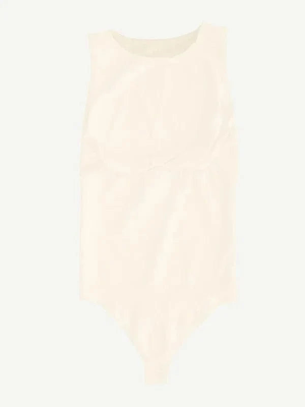 Sleeveless Tummy Control Shapewear Thong Bodysuit