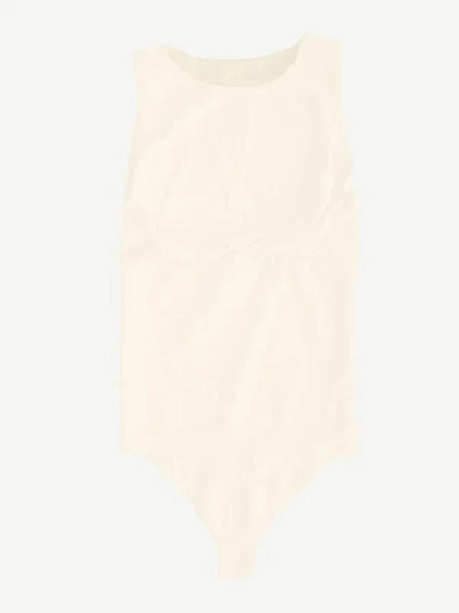 Sleeveless Tummy Control Shapewear Thong Bodysuit