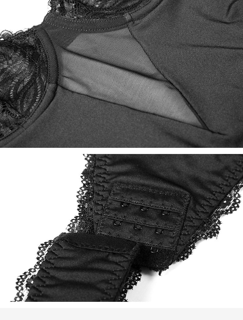 Sculpting Low Back Lace Shapewear Bodysuit with Built-In Bra