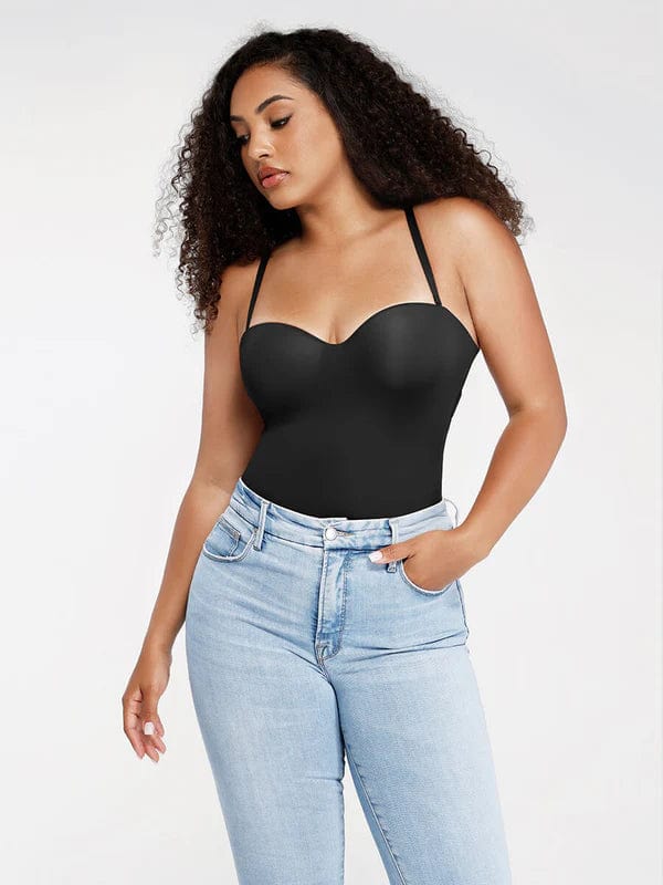 Strapless Underwire One-Piece Tummy Control Bodysuit Shapewear