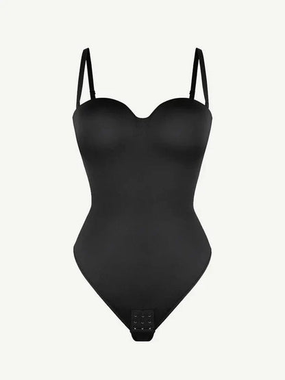 Strapless Underwire One-Piece Tummy Control Bodysuit Shapewear