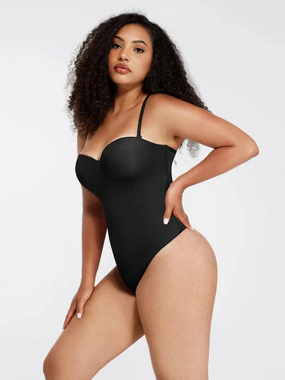 Strapless Underwire One-Piece Tummy Control Bodysuit Shapewear