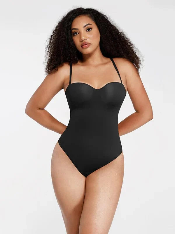 Strapless Underwire One-Piece Tummy Control Bodysuit Shapewear