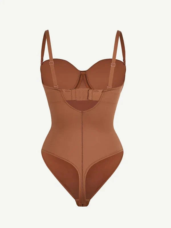 Strapless Underwire One-Piece Tummy Control Bodysuit Shapewear
