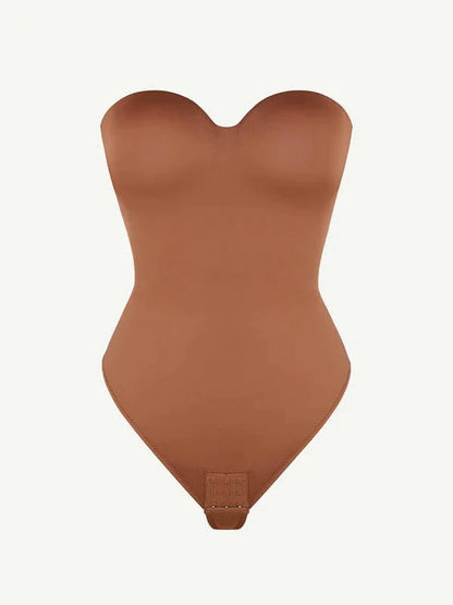 Strapless Underwire One-Piece Tummy Control Bodysuit Shapewear