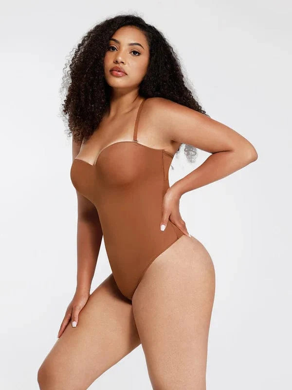 Strapless Underwire One-Piece Tummy Control Bodysuit Shapewear