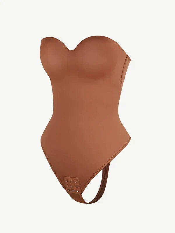 Strapless Underwire One-Piece Tummy Control Bodysuit Shapewear