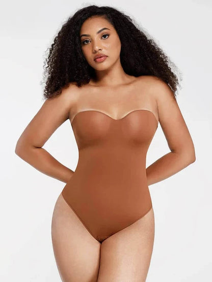 Strapless Underwire One-Piece Tummy Control Bodysuit Shapewear