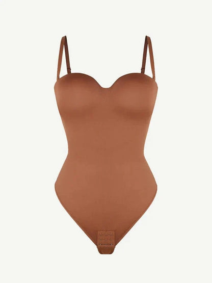 Strapless Underwire One-Piece Tummy Control Bodysuit Shapewear