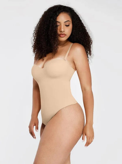 Strapless Underwire One-Piece Tummy Control Bodysuit Shapewear