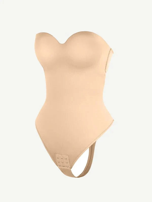 Strapless Underwire One-Piece Tummy Control Bodysuit Shapewear