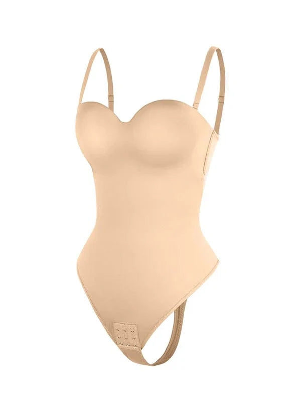 Strapless Underwire One-Piece Tummy Control Bodysuit Shapewear