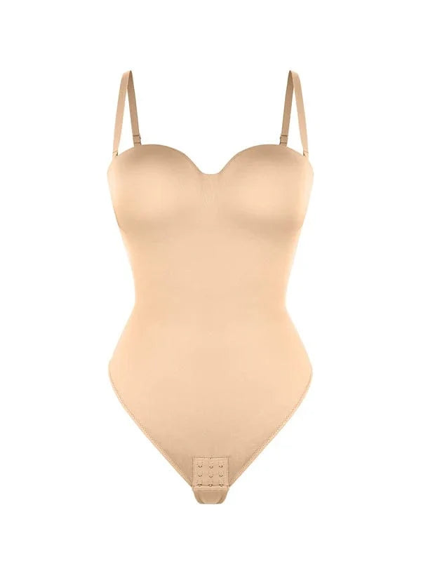 Strapless Underwire One-Piece Tummy Control Bodysuit Shapewear