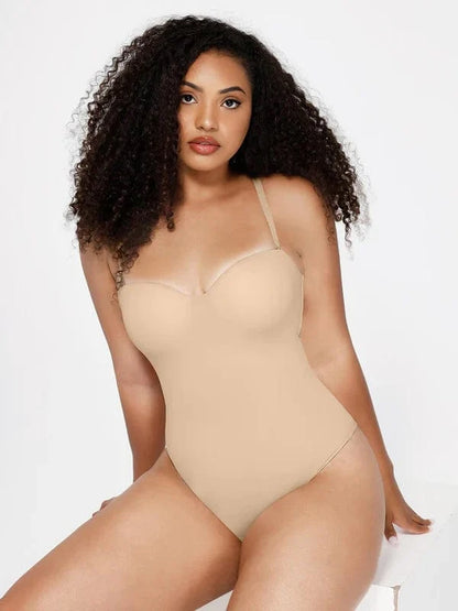 Strapless Underwire One-Piece Tummy Control Bodysuit Shapewear